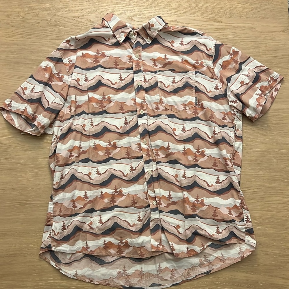 EDDIE BAUER - Short Sleeve Button-Up